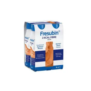 Fresubin 2 kcal Fibre Drink Pêche-abricot - 4 x 200 ml