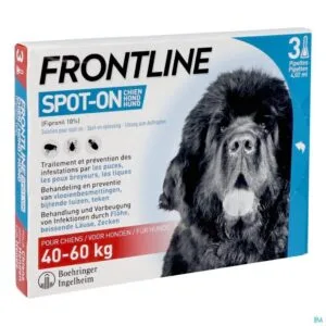 Frontline Spot On Chien XL 40-60 kg 4,02 ml - 3 pipettes