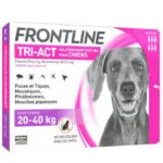 Frontline Tri-Act Chien L 20-40 kg - boite de 6 pipettes de 4 ml