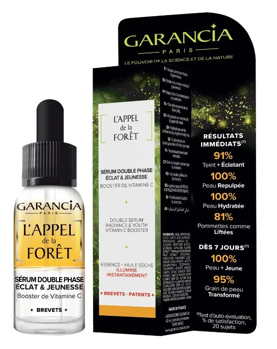 Garancia L'APPEL DE LA FORÊT Sérum Double Phase Éclat & Jeunesse, 8 ml