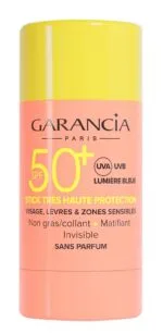 Garancia SUN EXPERT Stick Solaire Invisible SPF50+ - Visage, lèvres et zones sensibles, 15 g