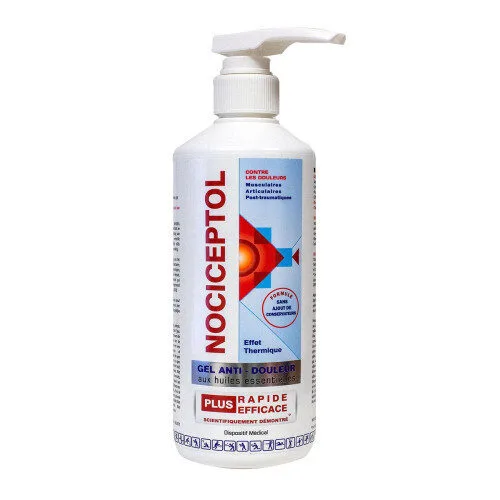 Polidis Nociceptol Gel anti-douleur aux huiles essentielles 500 ml flacon pompe