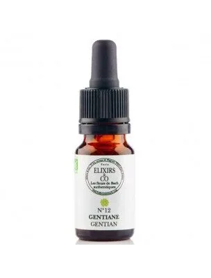Elixirs and Co Elixir floral Bio Fleurs de Bach n12 Gentiane (Gentian) 10 ml