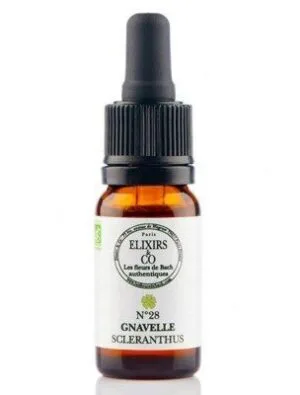 Elixirs and Co Elixir floral Bio Fleurs de Bach n28 Gnavelle (Scleranthus) 10 ml