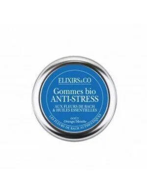 Elixirs and Co Gommes Bio Fleurs de Bach Anti-Stress 45 g