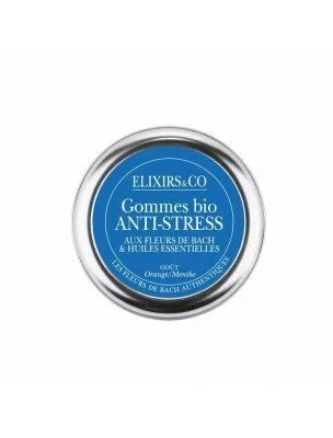 Elixirs and Co Gommes Bio Fleurs de Bach Anti-Stress 45 g
