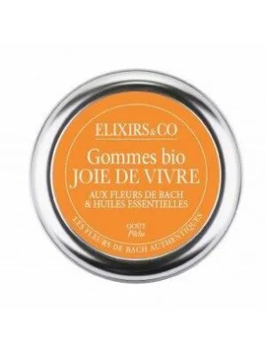 Elixirs and Co Gommes Bio Fleurs de Bach Joie de vivre 45 g