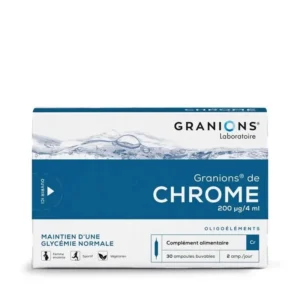 Granions Chrome 200 µg ampoules buvables boite de 30