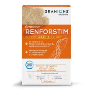 Granions Renforstim boite de 40 capsules + 20 gelules
