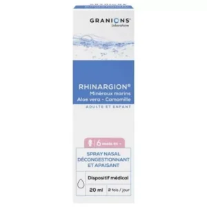 Granions Rhinargion spray nasal decongestionnant et apaisant 20 ml