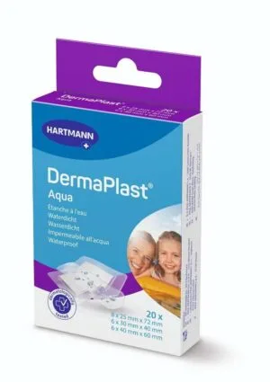 Hartmann Dermaplast Aqua Pansements étanches prédécoupés 3 tailles, 20 unités
