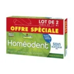 Homeodent Soin blancheur arome chlorophylle - lot de 2 x 75 ml
