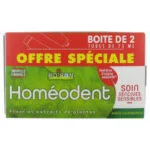 Homeodent Soin gencives sensibles arome chlorophylle - lot de 2 x 75 ml