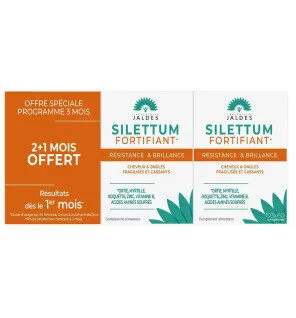 SILETTUM Fortifiant Resistance et Brillance - 180 comprimes (offre 2 mois + 1 mois offert)