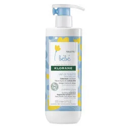 Klorane Bebe Lait de Toilette Sans Rincage au Calendula 500 ml