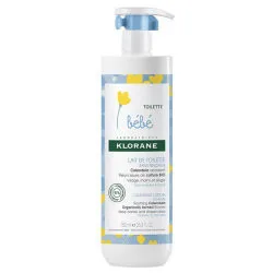 Klorane Bebe Lait de Toilette Sans Rincage au Calendula 750 ml