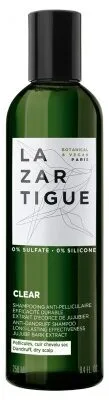 Lazartigue Clear Shampooing Anti-Pelliculaire Cuir Chevelu Sec 250 ml
