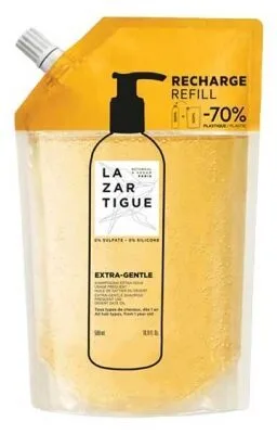Lazartigue Extra Gentle Shampooing Extra-Doux Eco-Recharge 500 ml