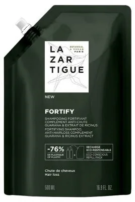 Lazartigue Fortify Shampooing Fortifiant Complement Anti-Chute Eco-Recharge 500 ml