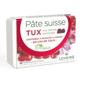 Lehning Pâte Suisse Tux 40 gommes sans sucre