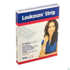 BSN Medical Leukosan Strip suture cutanee adhesive 12 x 100 mm 2 sachets de 6