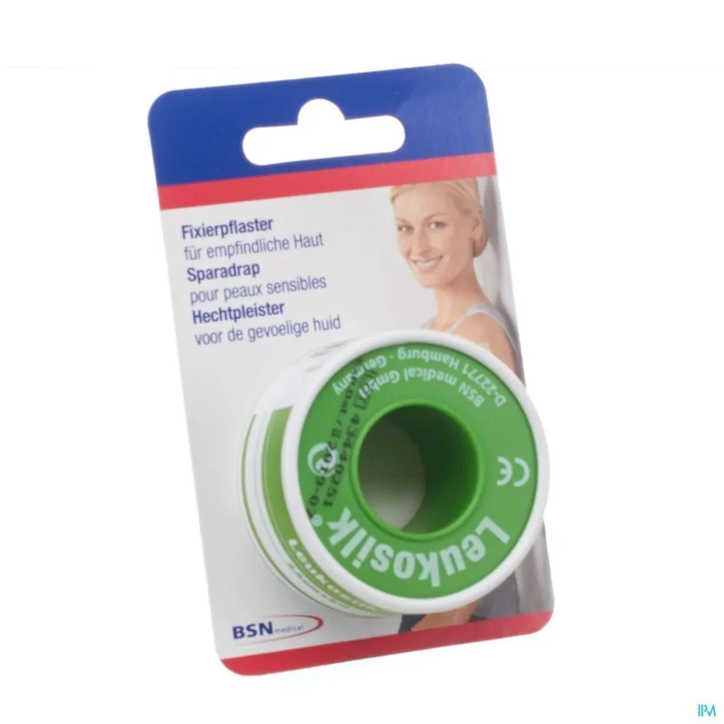 BSN Medical Leukosilk sparadrap soie artificielle 2,5 cm x 5 m rouleau unitaire