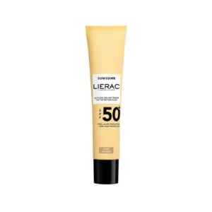 Lierac SUNISSIME Le Fluide Solaire Anti-Âge Teinté Doré SPF50+ - Visage, 40 ml