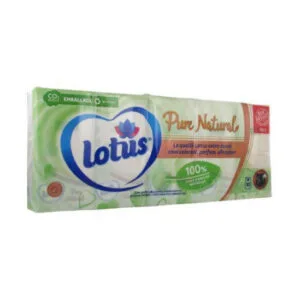 LOTUS PURE NATURELLE mouchoir Etui/10