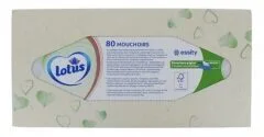 LOTUS PURE NATURELLE mouchoir B/80