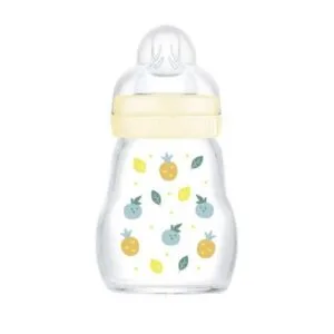MAM Biberon en verre 170 ml - Débit 1