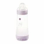 MAM Easy Start Biberon anti-colique 320 ml - Débit 3 - Lilas