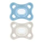 MAM Comfort Sucettes orthodontiques Bleu 2-12 mois - Lot de 2