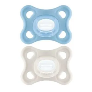 MAM Comfort Sucettes orthodontiques Bleu 2-12 mois - Lot de 2
