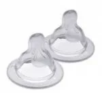 MAM Tetine Silk silicone debit X (liquides epais) - 6 mois et +, x2