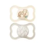 MAM Suprême Sucettes symétriques Animaux 18 mois et + - Lot de 2