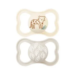 MAM Suprême Sucettes symétriques Animaux 18 mois et + - Lot de 2