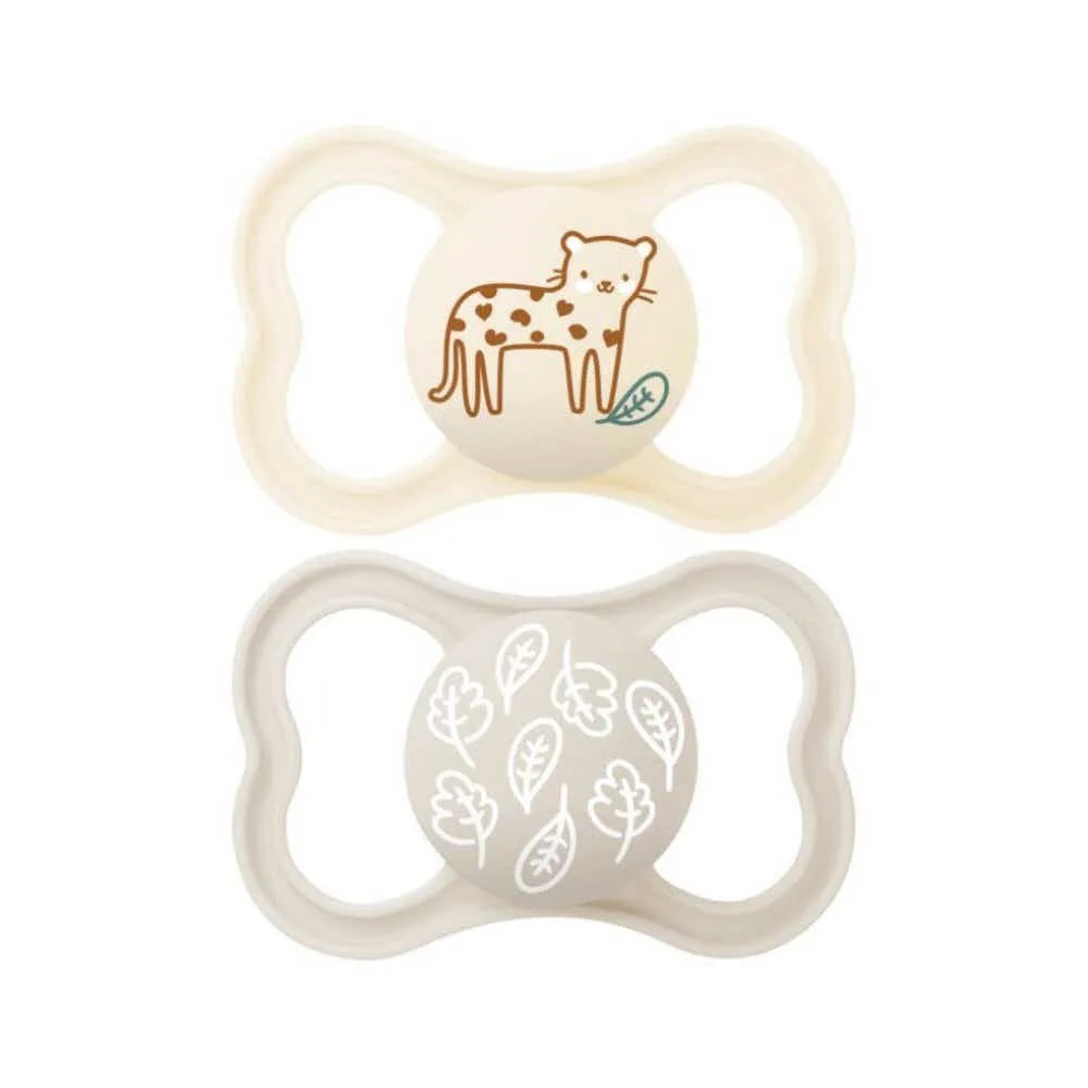 MAM Suprême Sucettes symétriques Animaux 18 mois et + - Lot de 2