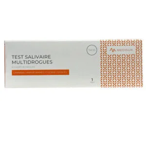 Medisur Test Salivaire Multidrogues 4 classes - Seuil haut - 1 test