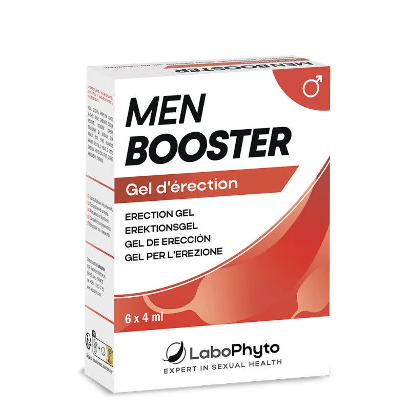 Labophyto MenBooster Gel d'erection Dosettes 6 x 4 ml