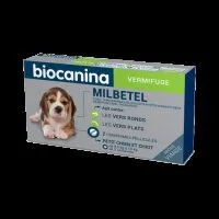 BIOCANINA Milbetel 2,5 mg/25 mg chiens et chiots, 2 comprimés