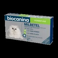 BIOCANINA Milbetel 16 mg/40 mg chats, 2 comprimés