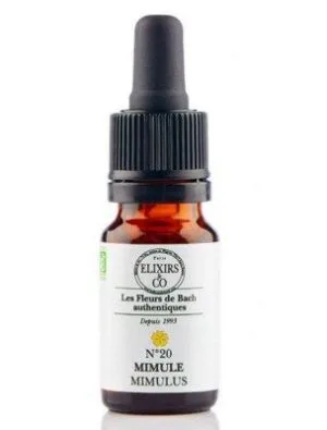 Elixirs and Co Elixir floral Bio Fleurs de Bach n20 Mimule (Mimulus) 10 ml