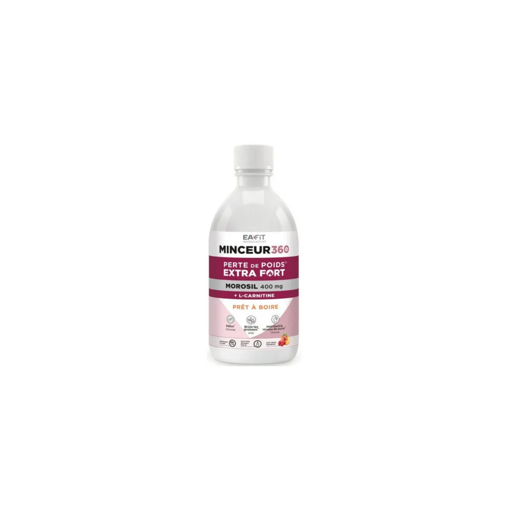 EAFIT Minceur 360 Bruleur Extra Fort Morosil et L-Carnitine peche framboise flacon de 500 ml