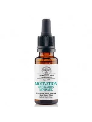 Elixirs and Co Elixir compose Bio Fleurs de Bach Motivation 20 ml