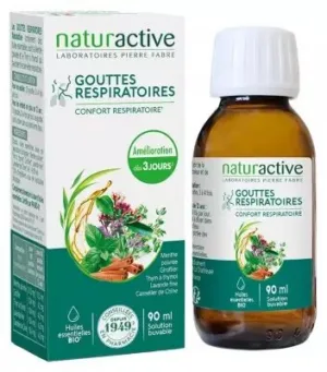 Naturactive Gouttes respiratoires, solution buvable 90 ml