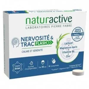 Naturactive Nervosité & Trac Flash, 6 comprimés orodispersibles