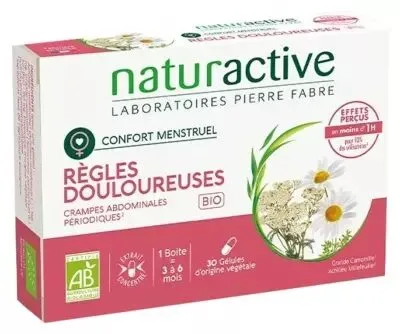 Naturactive Règles douloureuses bio, 30 gélules