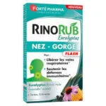 FORTE PHARMA RinoRub Nez et Gorge Flash Eucalyptus 15 Comprimes