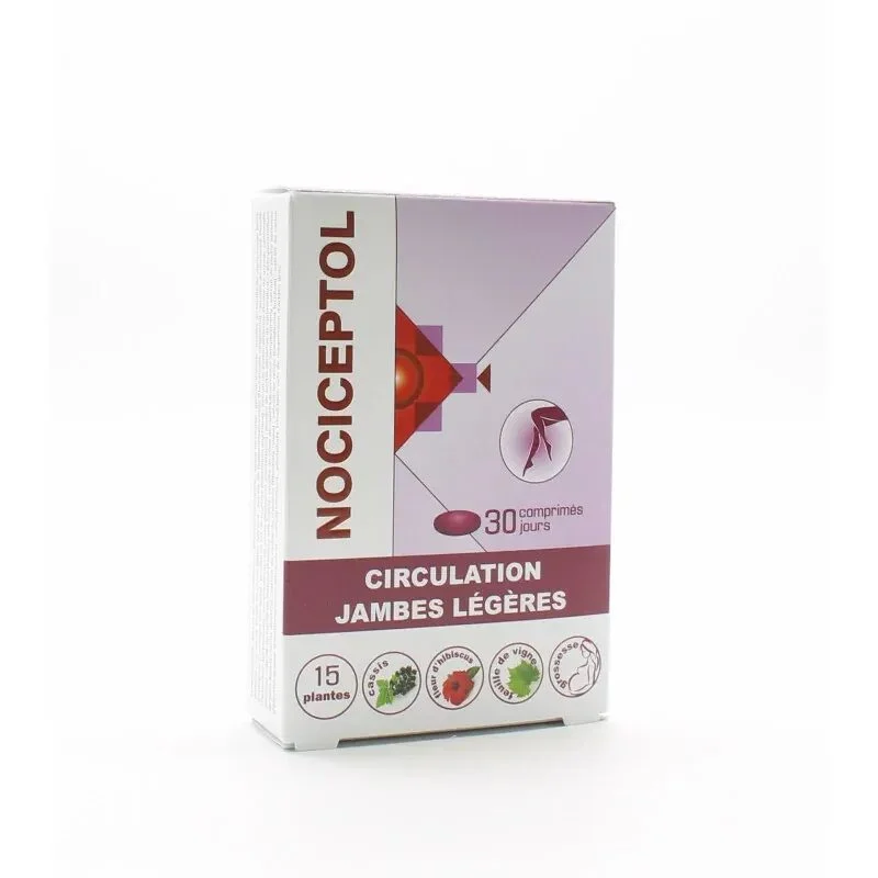 Polidis Nociceptol Circulation jambes legeres 30 comprimes