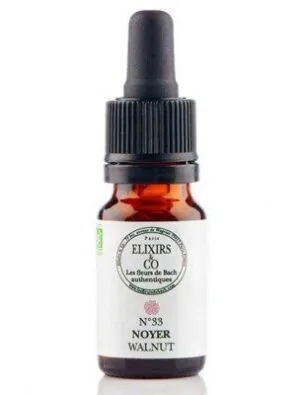 Elixirs and Co Elixir floral Bio Fleurs de Bach n33 Noyer (Walnut) 10 ml